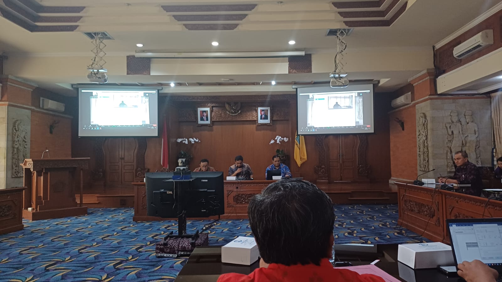 Rapat TPST terkait tindak lanjut pemutusan kontrak di TPST Tahura yg dipimpin langsung oleh Bapak Walikota Denpasar