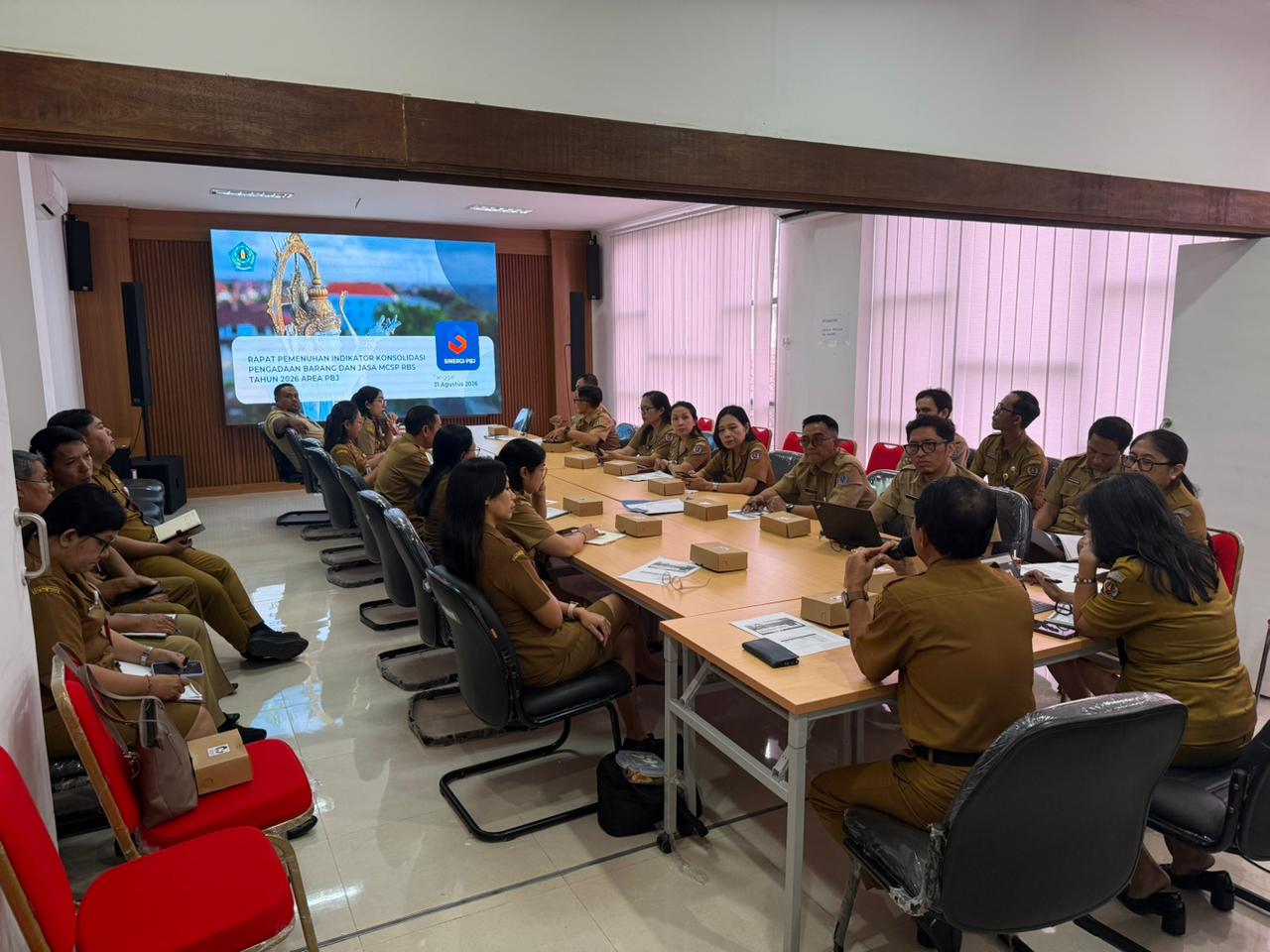 Rapat Pemenuhan Indikator Konsolidasi Pengadaan Barang dan Jasa MCSP RBS Tahun 2026 Area PBJ