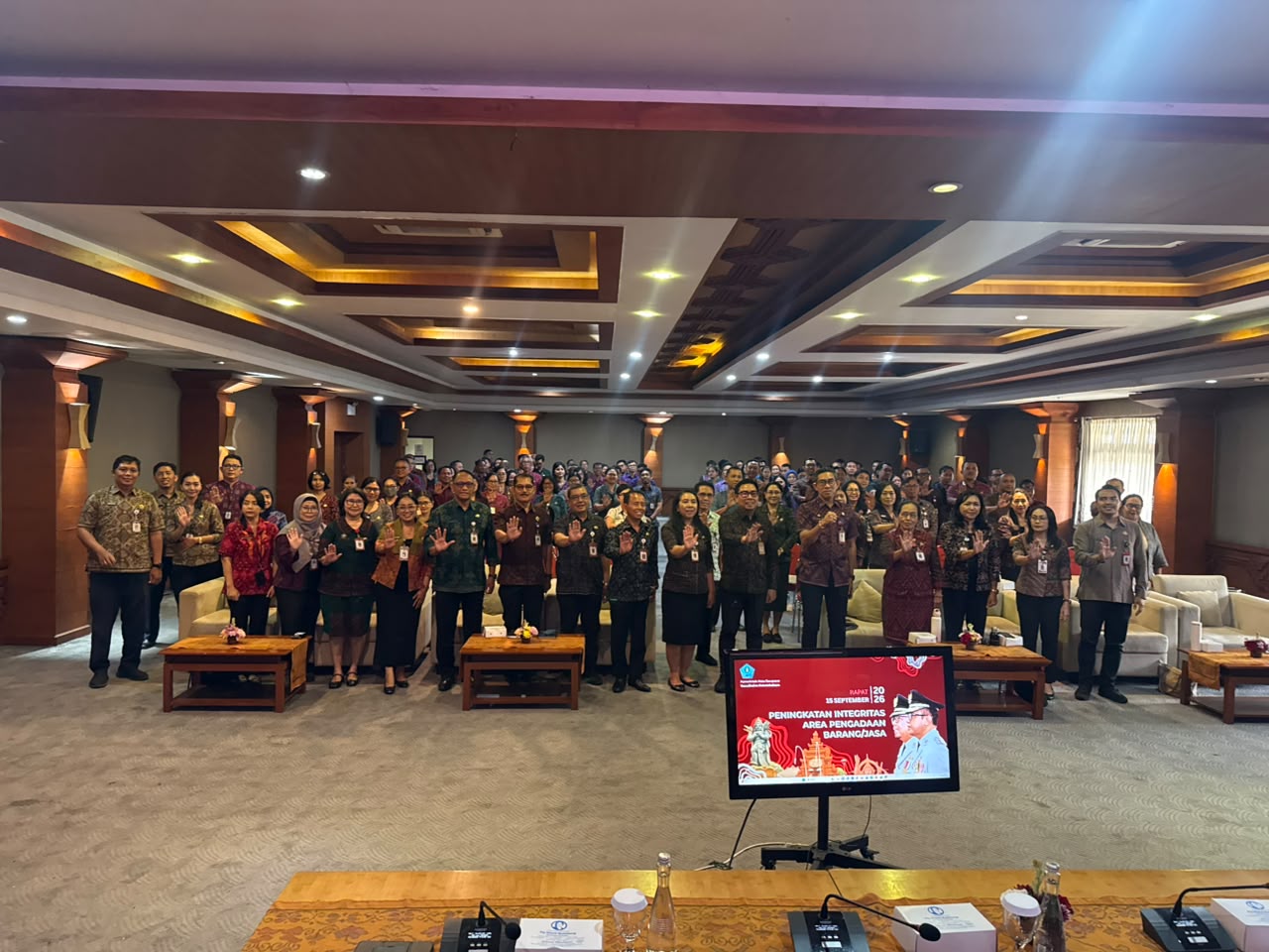 RAPAT PENINGKATAN INTEGRITAS AREA PENGADAAN BARANG/JASA