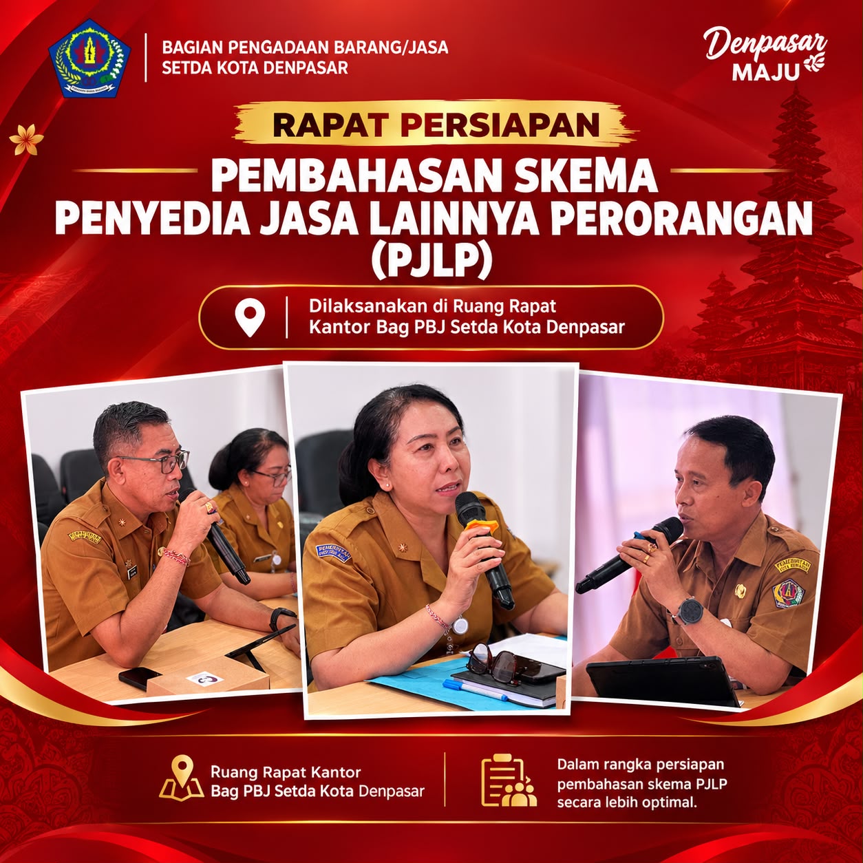 Rapat Persiapan Pembahasan Skema Penyedia Jasa Lainnya Perorangan (PJLP)
